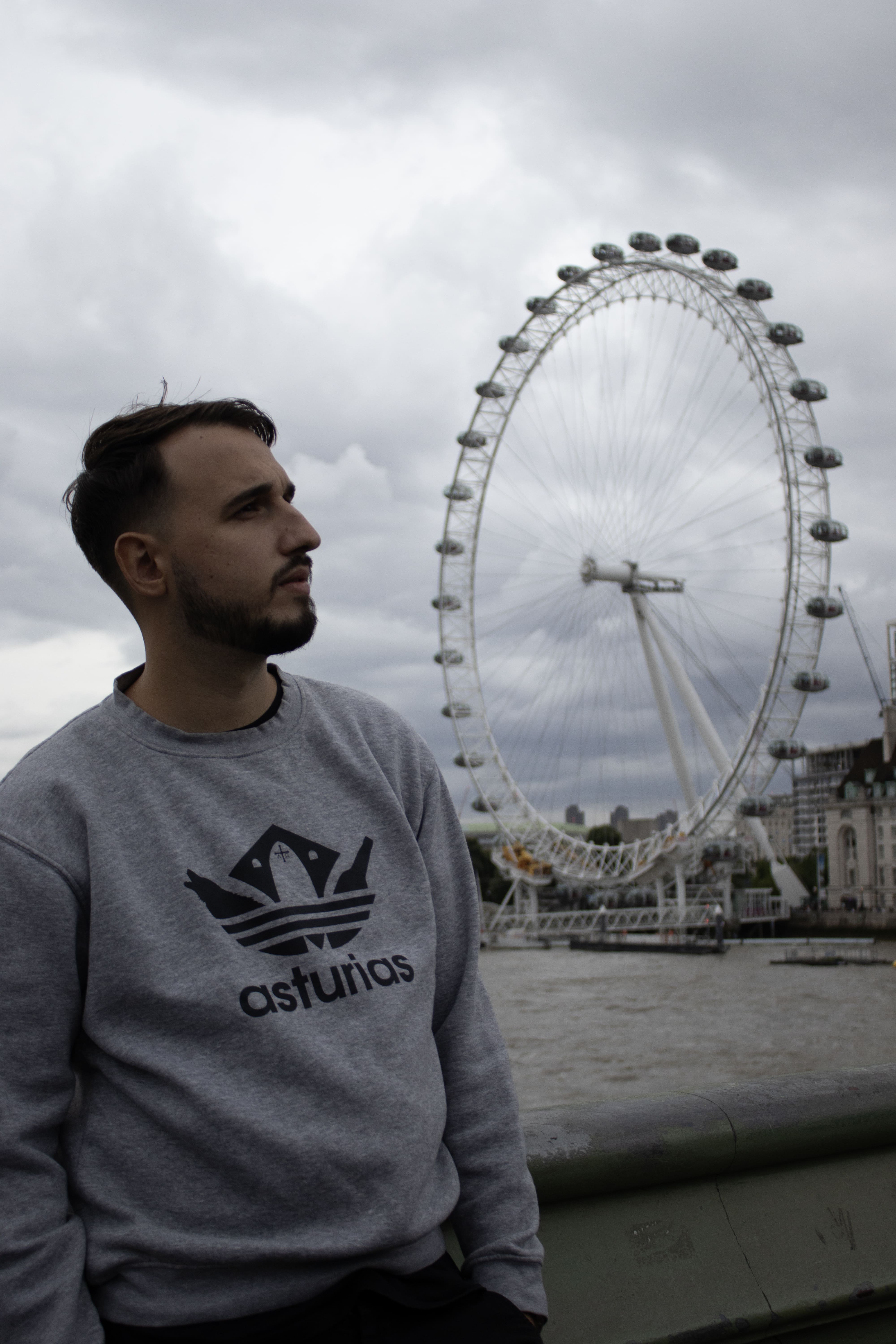 Alvaro Gomez en el london eye (Londres)